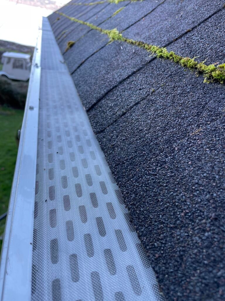 St, Nicks Chimney top-notch gutter guard installation on Whidbey Island, WA